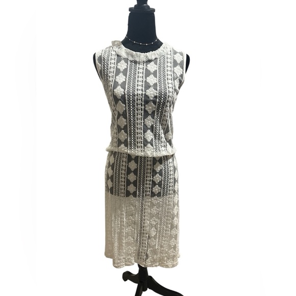 POL Cream Sheath Midi Dress | Sleeveless NWOT| Size S - Picture 1 of 7
